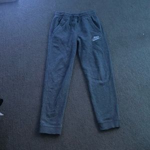 Grey nike sweatpants boys